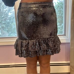 Silver Michael Kors mini skirt
